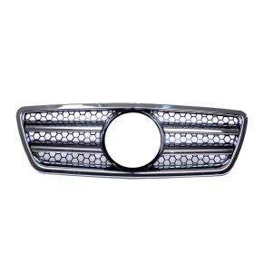 Sport Kühlergrill Chrom Schwarz für Mercedes Benz E-Klasse (W210) ab 1997-2002