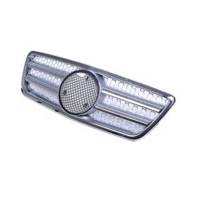 Sport Kühlergrill Chrom für Mercedes Benz E-Klasse (W210) Facelift ab 1997-2002