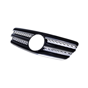 Sport Kühlergrill Schwarz Chrom für Mercedes Benz E-Klasse (W211) ab 2002-2006