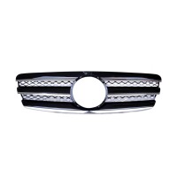 Sport Kühlergrill Schwarz Chrom für Mercedes Benz 