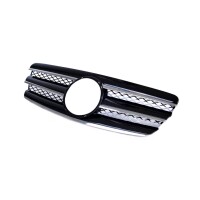 Sport Kühlergrill Schwarz Chrom für Mercedes Benz 