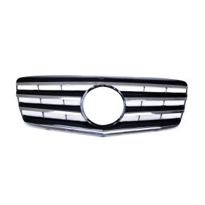 Kühlergrill Kühlergitter Chrom Schwarz für Mercedes E-Klasse W211 S211 ab 06-09
