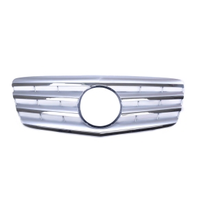 Kühlergrill Kühlergitter Chrom Silber für Mercedes E-Klasse (W211 S211) ab 06-09