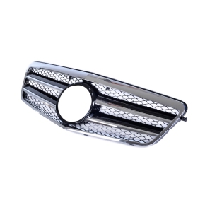 Sport Kühlergrill Chrom Schwarz für Mercedes Benz E-Klasse (W212) ab 2009-2013