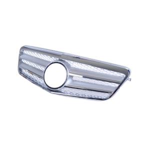 Sport Kühlergrill Silber Chrom für Mercedes Benz E-Klasse (W212) ab 2009-2013