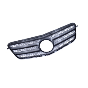 Sport Kühlergrill Silber Chrom für Mercedes Benz E-Klasse (W212) ab 2009-2013