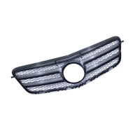 Sport Kühlergrill Silber Chrom für Mercedes Benz E