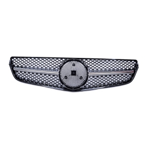 Sport Kühlergrill Schwarz Chrom für Mercedes Benz E-Klasse (C207) ab 2009-2013