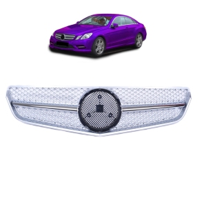 Kühlergrill Kühlergitter Chrom Silber für Mercedes E-Klasse (C207 A207) ab 09-13