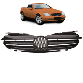 Kühlergrill Kühlergitter Schwarz glanz für...
