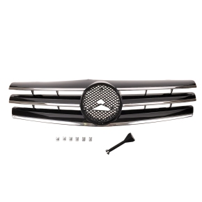 Sport Kühlergrill Schwarz Chrom für Mercedes Benz SL (R129) ab 1989-2001