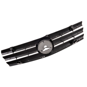 Sport Kühlergrill Schwarz Chrom für Mercedes Benz SL (R129) ab 1989-2001