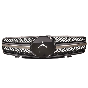 Sport Kühlergrill Schwarz Chrom für Mercedes Benz SL (R230) Vorfacelift ab 01-05