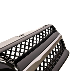 Sport Kühlergrill Schwarz Chrom für Mercedes Benz SL (R230) Vorfacelift ab 01-05