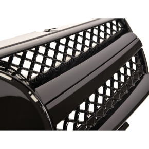 Kühlergrill Kühlergitter Schwarz glanz für Mercedes SL R230 Vorfacelift ab 01-06