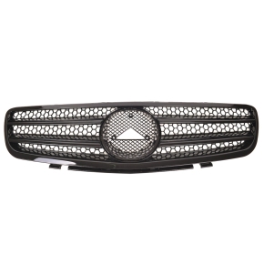 Kühlergrill Kühlergitter Schwarz glanz für Mercedes SL R230 Vorfacelift ab 01-06