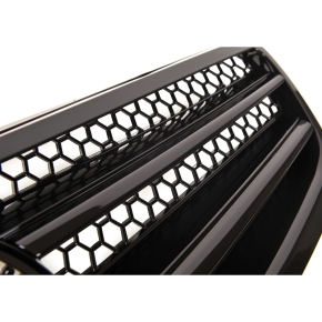 Kühlergrill Kühlergitter Schwarz glanz für Mercedes SL R230 Vorfacelift ab 01-06