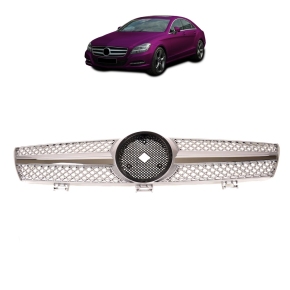 Kühlergrill Kühlergitter Silber Chrom für Mercedes CLS C219 ab 2004-2008