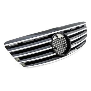 Kühlergrill -Gitter Schwarz Chrom für Mercedes S-Klasse (W220) Facelift ab 02-05