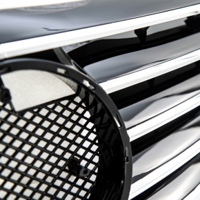Kühlergrill -Gitter Schwarz Chrom für Mercedes S-Klasse (W220) Facelift ab 02-05