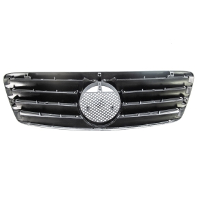 Kühlergrill -Gitter Schwarz Chrom für Mercedes S-Klasse (W220) Facelift ab 02-05