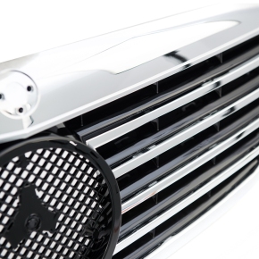 Sport Kühlergrill Chrom für Mercedes Benz S-Klasse (W221) Vorfacelift ab 05-09