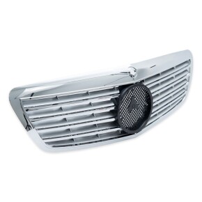 Sport Kühlergrill Chrom Silber für Mercedes Benz S-Klasse (W221) ab 2005-2006