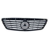 Sport Kühlergrill Chrom Silber für Mercedes Benz S