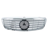 Sport Kühlergrill Chrom Silber für Mercedes Benz S