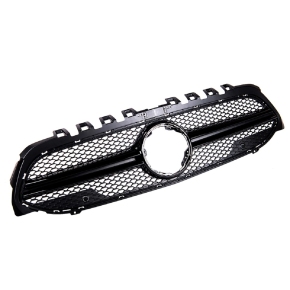 Kühlergrill Kühlergitter Schwarz glanz für Mercedes A-Klasse W177 V177 ab 18-22