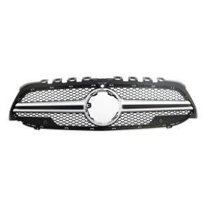 Kühlergrill Kühlergitter Schwarz Chrom für Mercedes A-Klasse W177 V177 ab 18-22