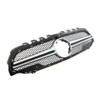 Kühlergrill Kühlergitter Schwarz Chrom für Me