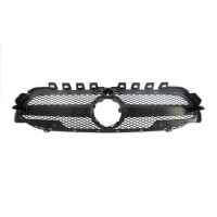 Kühlergrill Kühlergitter Schwarz Chrom für Me