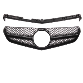 Kühlergrill Gitter Schwarz glanz für Mercedes E-Klasse C207 A207 ab 09-13