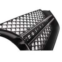 Kühlergrill Gitter Schwarz glanz für Mercedes E-Kl