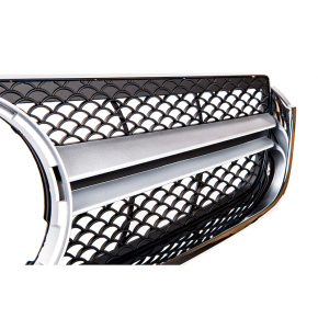 Kühlergrill Gitter Silber Schwarz für Mercedes E-Klasse C207 A207 ab 2009-2013