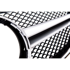 Kühlergrill Gitter Silber Schwarz für Mercedes E-Klasse C207 A207 ab 2013-2016
