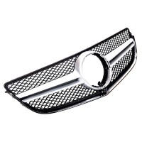 Kühlergrill Gitter Silber Schwarz für Mercedes E-K