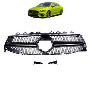 Kühlergrill Schwarz passt für Mercedes CLA C118 X118 ab 2019 auf Panamericana GT