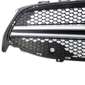 Kühlergrill Silber passt für Mercedes CLA C118 X118 ab 2019 auf Twin-Blade-Optik