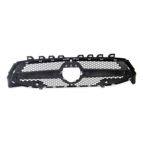 Kühlergrill Silber passt für Mercedes CLA C118 X118 ab 2019 auf Twin-Blade-Optik