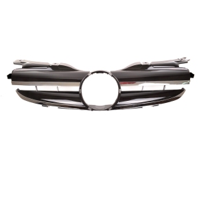 Kühlergrill Gitter Schwarz glanz Chrom für Mercedes SLK (R170) ab 1996-2004