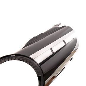 Kühlergrill Gitter Schwarz glanz Chrom für Mercedes SLK (R170) ab 1996-2004