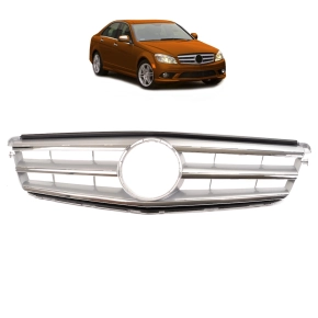 Kühlergrill Kühlergitter Silber Chrom passt...