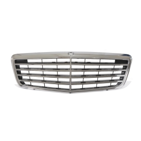Kühlergrill Kühlergitter Chrom Schwarz passt für Mercedes E-Klasse W211 ab 06-09