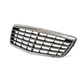 Kühlergrill Kühlergitter Chrom Schwarz passt für Mercedes E-Klasse W211 ab 06-09