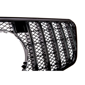  Kühlergrill Panamericana GT Schwarz glanz für Mercedes E-Klasse W212 ab 09-12