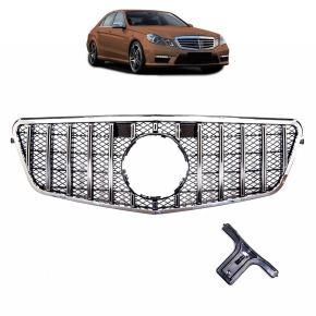 Kühlergrill Panamericana GT Chrom Schwarz für...