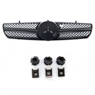Kühlergrill Kühlergitter Schwarz glanz passt für Mercedes CL (C215) ab 1999-2006