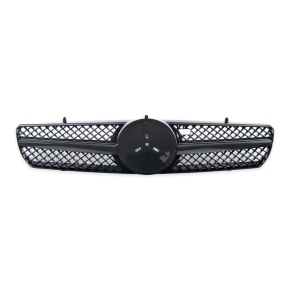 Kühlergrill Kühlergitter Schwarz glanz passt für Mercedes CL (C215) ab 1999-2006